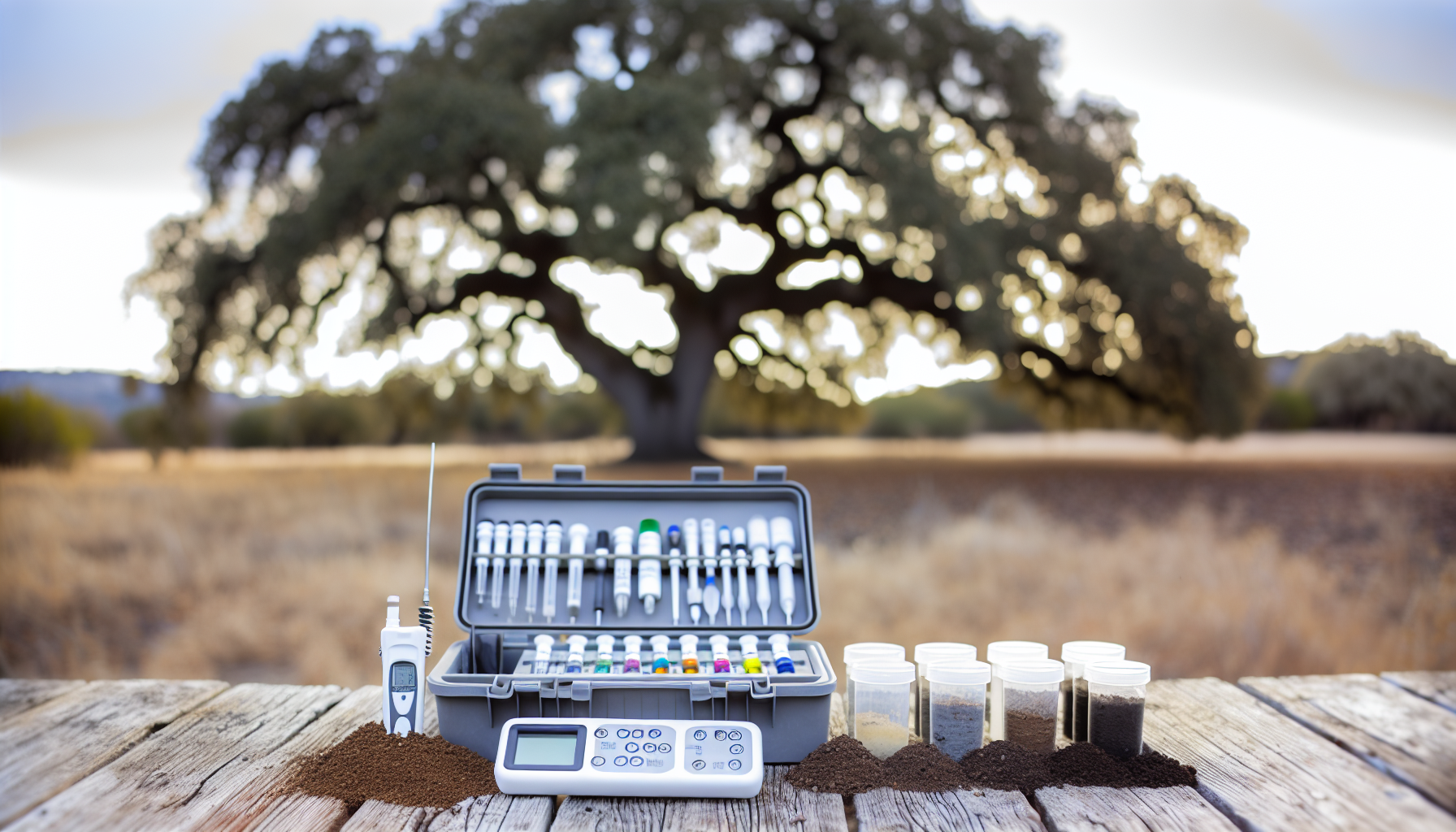 Soil testing for oak tree fertilizer selection